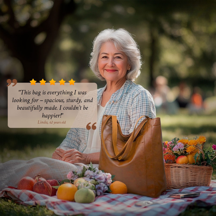 Lorena’s Modern Chic | Stylish Leather Bag